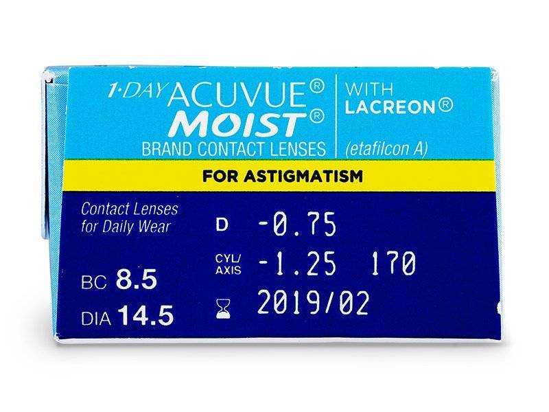 Acuvue 1-Day Moist Astigmatism - 30 lenzen