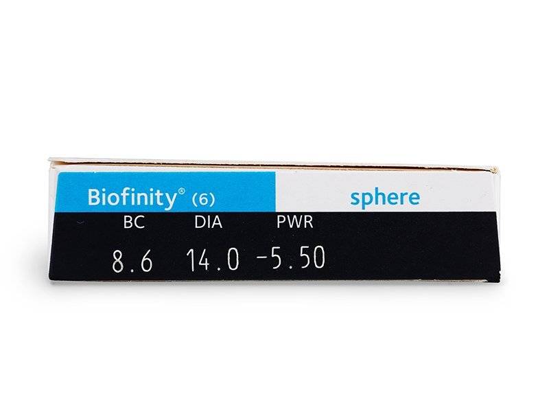 Biofinity - 6 Linsen