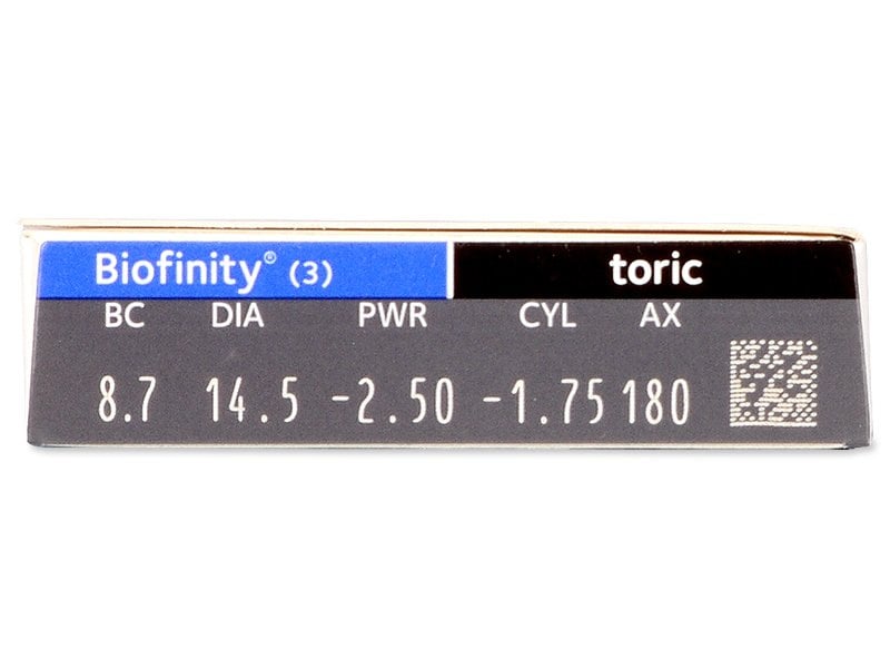 Biofinity Toric - 3 lenzen