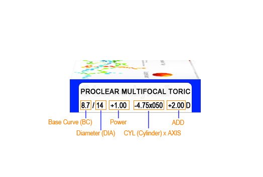 Proclear Multifocal Toric - 6 Linsen