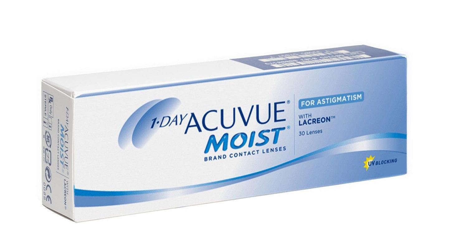 1-DAY ACUVUE MOIST FOR ASTIGMATISM (izquierda)
