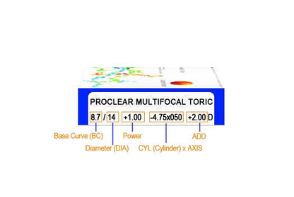Proclear Multifocal Toric - 6 Linsen
