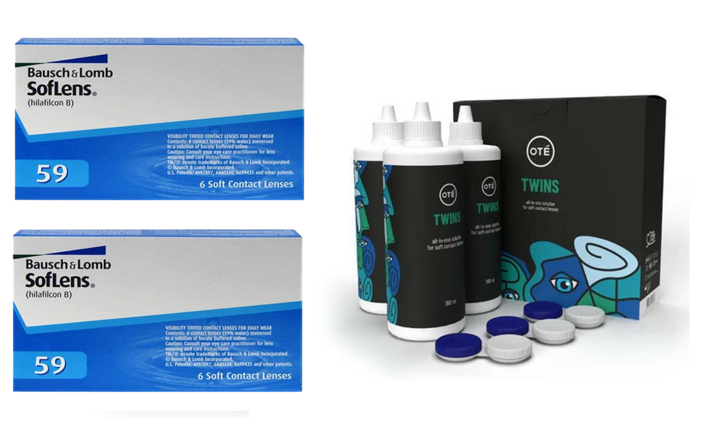 Soflens 59 + All-in-one - Basic Promo Pack