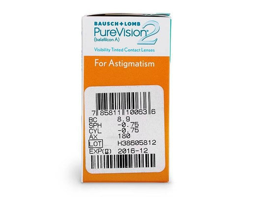 Purevision 2 Astigmatismo - 6 lentes

