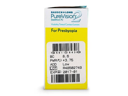 Purevision 2 Multifocal (Presbyopia) - 6 lenses

